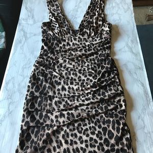 Forever 21 Leopard print tank dress